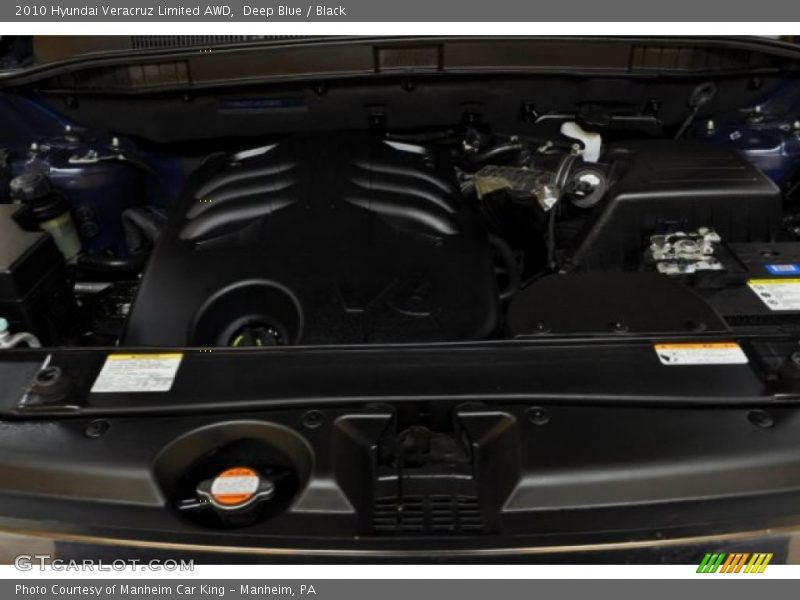 Deep Blue / Black 2010 Hyundai Veracruz Limited AWD