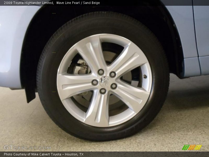 Wave Line Pearl / Sand Beige 2009 Toyota Highlander Limited