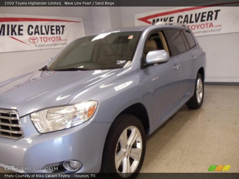 Wave Line Pearl / Sand Beige 2009 Toyota Highlander Limited