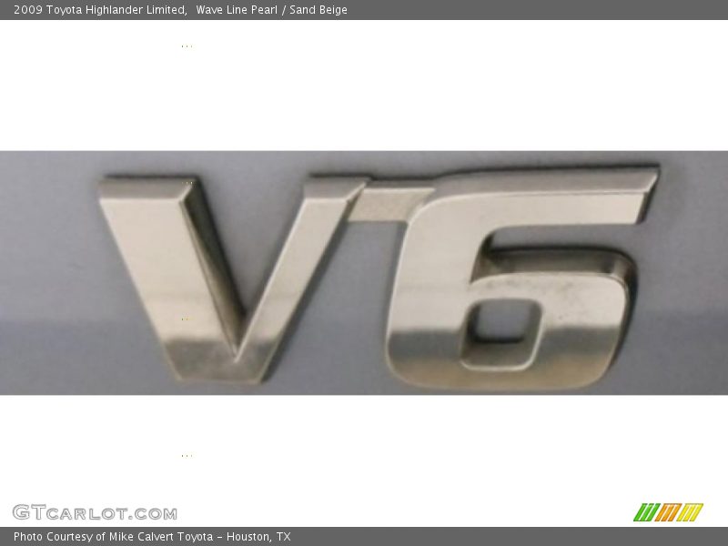 Wave Line Pearl / Sand Beige 2009 Toyota Highlander Limited