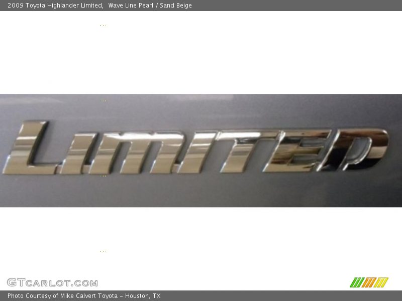 Wave Line Pearl / Sand Beige 2009 Toyota Highlander Limited