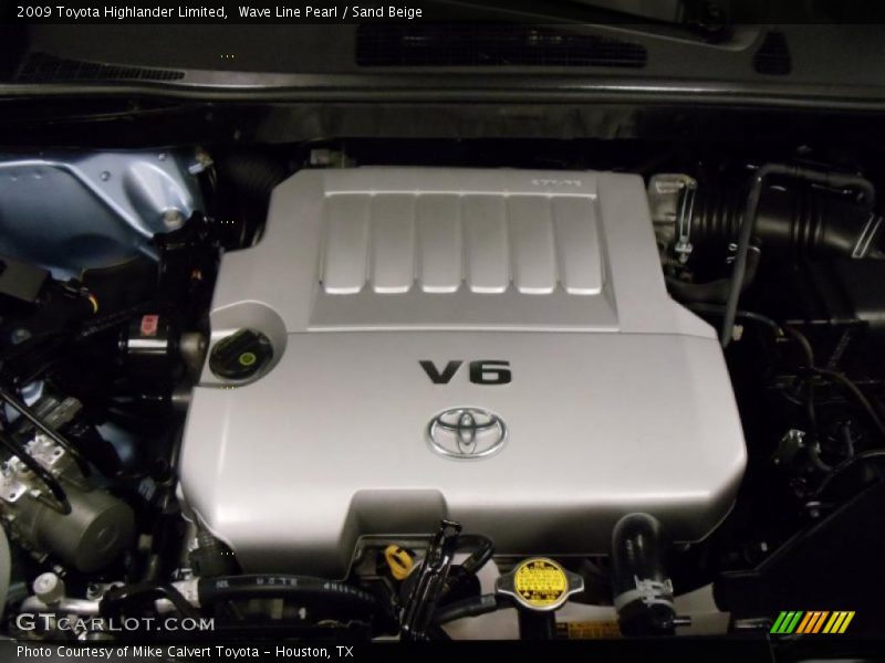 Wave Line Pearl / Sand Beige 2009 Toyota Highlander Limited