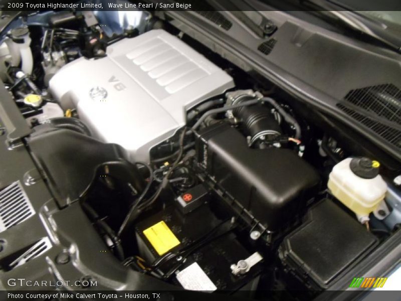 Wave Line Pearl / Sand Beige 2009 Toyota Highlander Limited