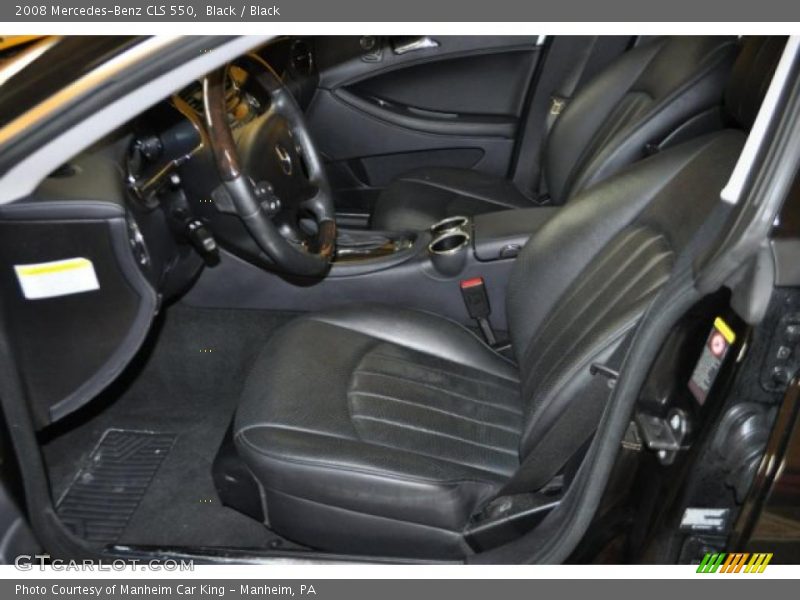 Black / Black 2008 Mercedes-Benz CLS 550