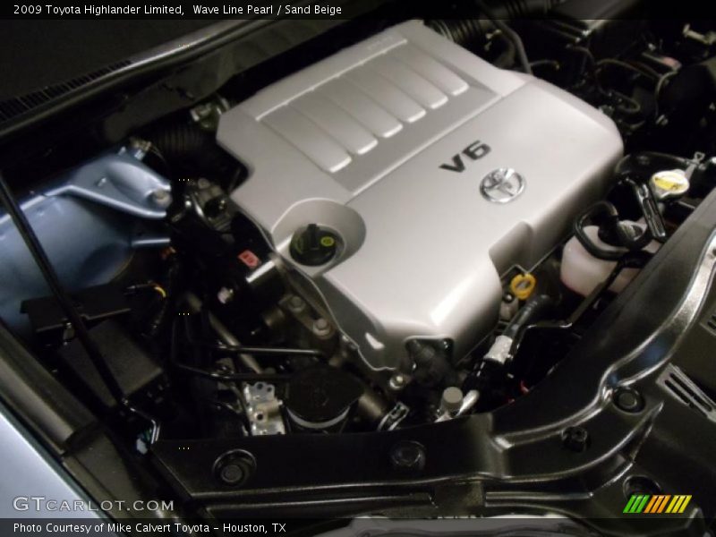 Wave Line Pearl / Sand Beige 2009 Toyota Highlander Limited