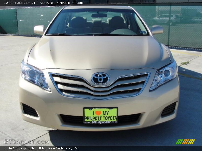 Sandy Beach Metallic / Bisque 2011 Toyota Camry LE