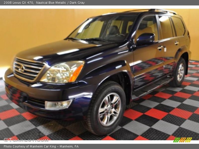 Nautical Blue Metallic / Dark Gray 2008 Lexus GX 470