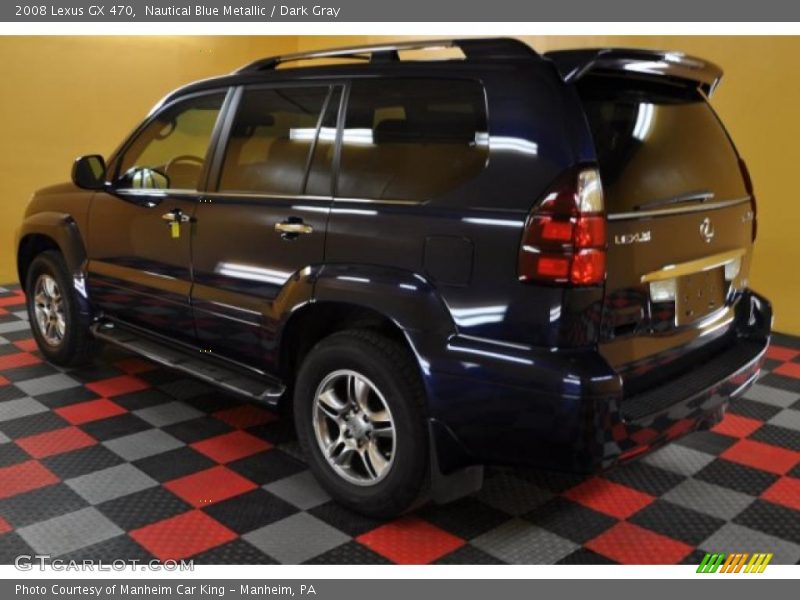 Nautical Blue Metallic / Dark Gray 2008 Lexus GX 470
