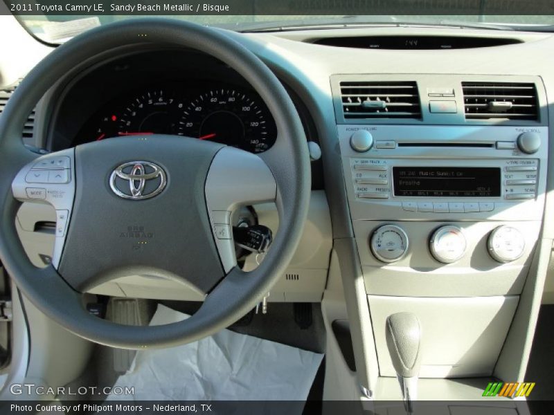 Sandy Beach Metallic / Bisque 2011 Toyota Camry LE