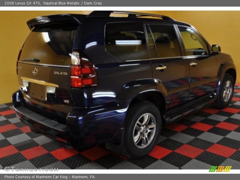 Nautical Blue Metallic / Dark Gray 2008 Lexus GX 470