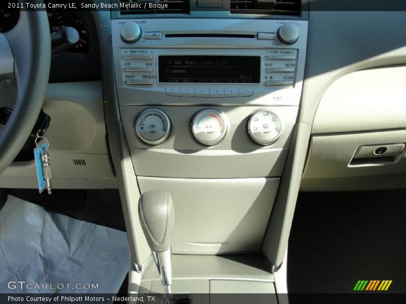 Sandy Beach Metallic / Bisque 2011 Toyota Camry LE