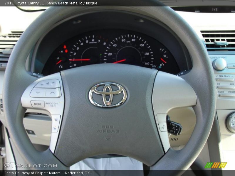 Sandy Beach Metallic / Bisque 2011 Toyota Camry LE