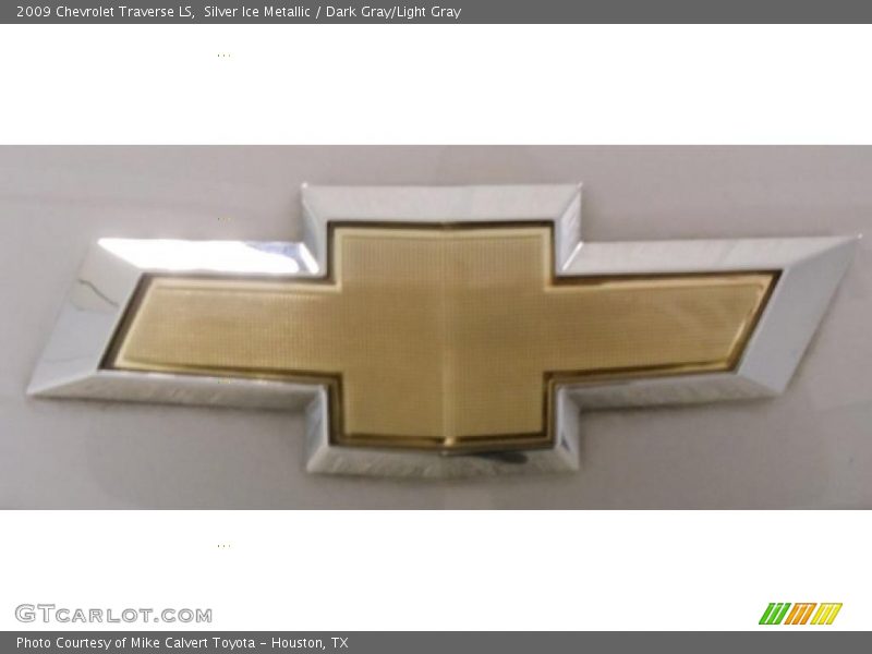 Silver Ice Metallic / Dark Gray/Light Gray 2009 Chevrolet Traverse LS