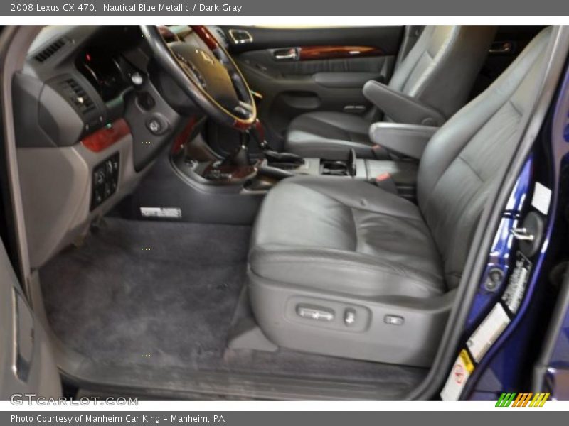Nautical Blue Metallic / Dark Gray 2008 Lexus GX 470