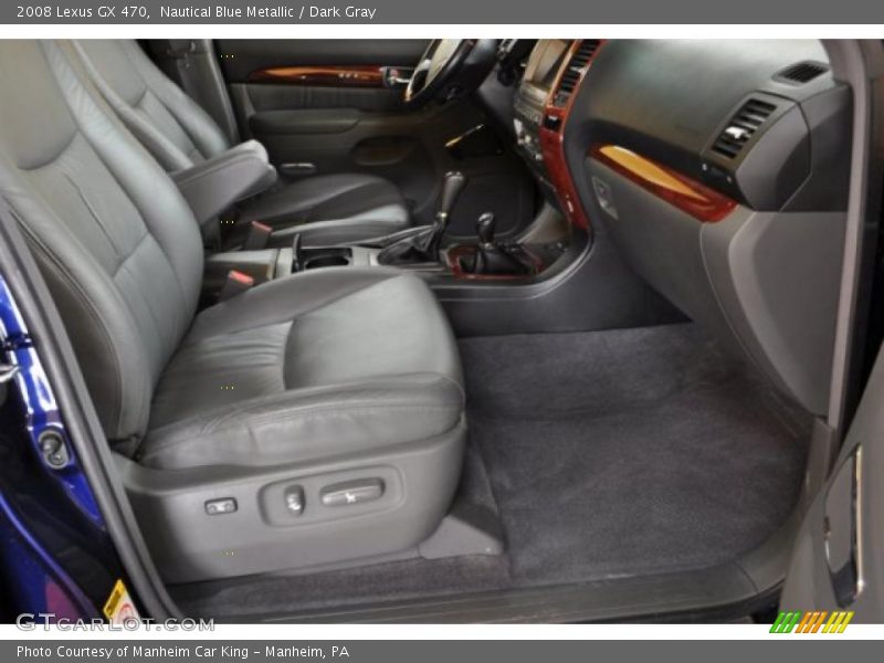 Nautical Blue Metallic / Dark Gray 2008 Lexus GX 470