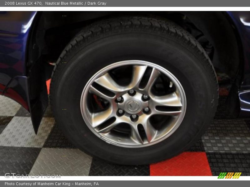Nautical Blue Metallic / Dark Gray 2008 Lexus GX 470