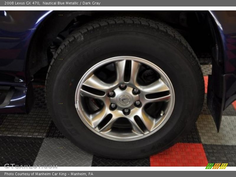 Nautical Blue Metallic / Dark Gray 2008 Lexus GX 470