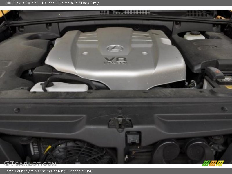 Nautical Blue Metallic / Dark Gray 2008 Lexus GX 470