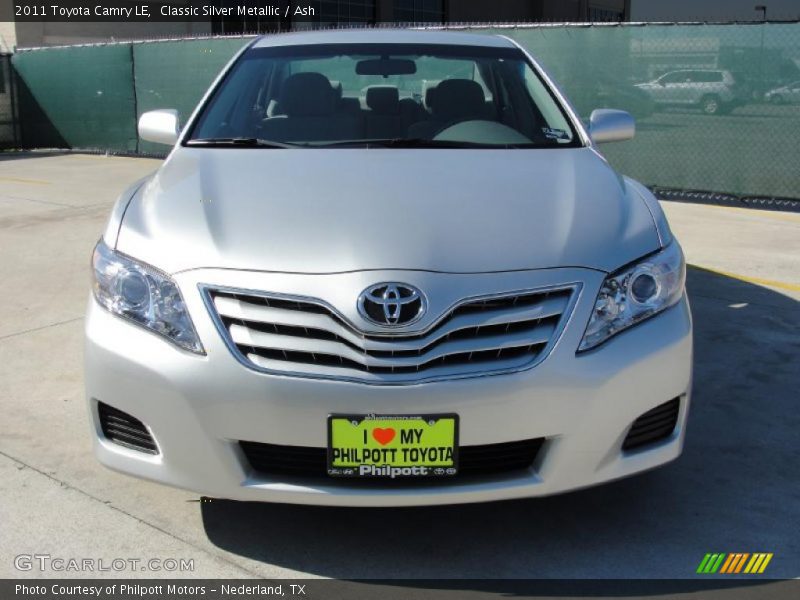 Classic Silver Metallic / Ash 2011 Toyota Camry LE