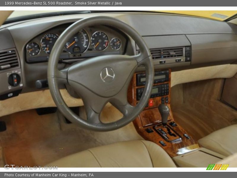 1999 SL 500 Roadster Java Interior