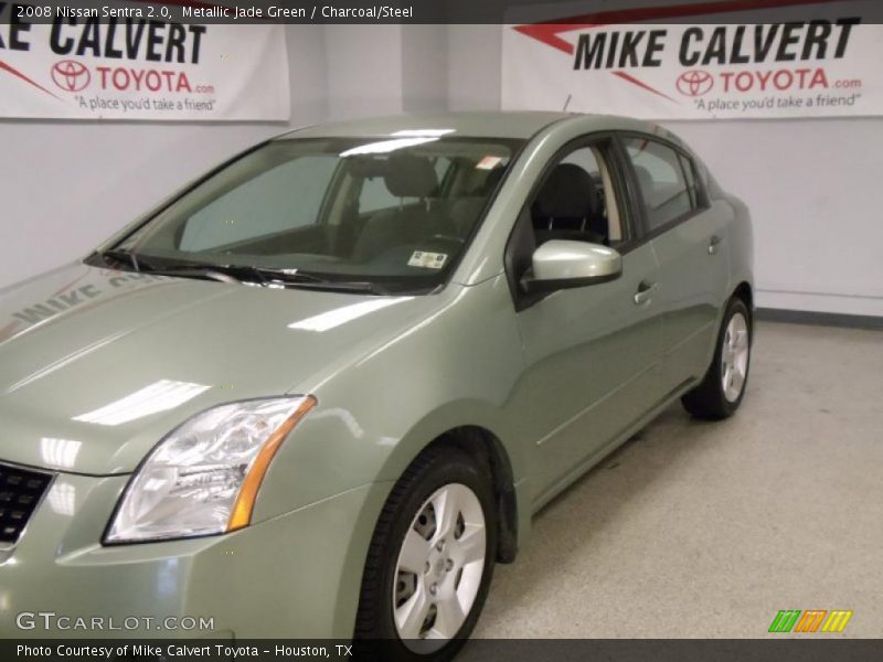 Metallic Jade Green / Charcoal/Steel 2008 Nissan Sentra 2.0