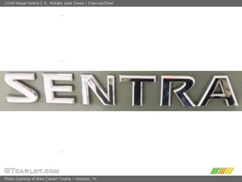 Metallic Jade Green / Charcoal/Steel 2008 Nissan Sentra 2.0