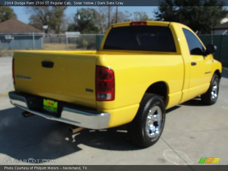 Solar Yellow / Dark Slate Gray 2004 Dodge Ram 1500 ST Regular Cab