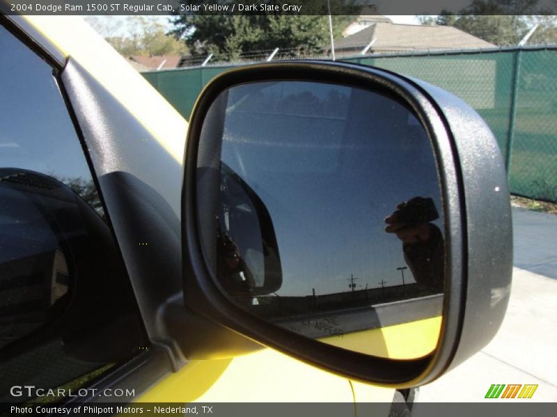 Solar Yellow / Dark Slate Gray 2004 Dodge Ram 1500 ST Regular Cab