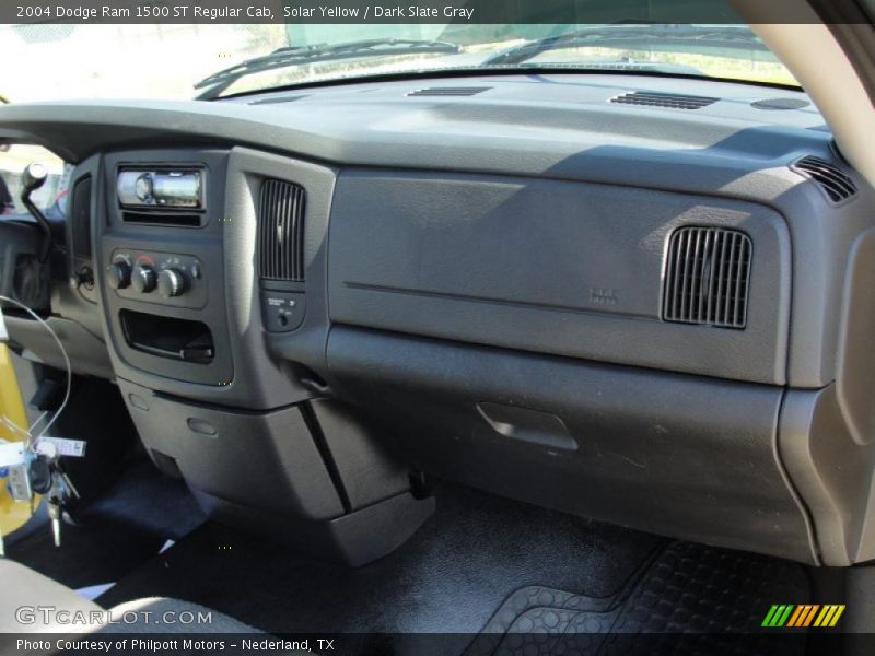 Solar Yellow / Dark Slate Gray 2004 Dodge Ram 1500 ST Regular Cab