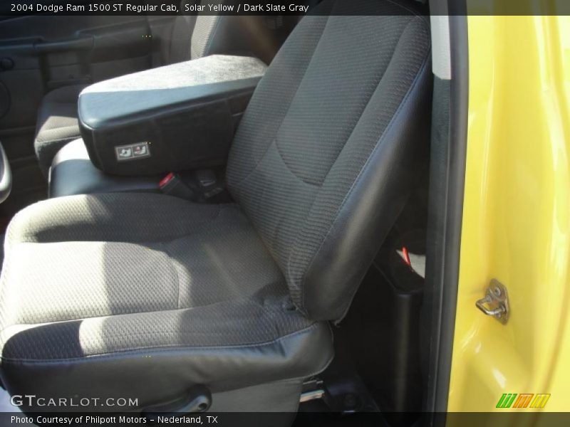 Solar Yellow / Dark Slate Gray 2004 Dodge Ram 1500 ST Regular Cab