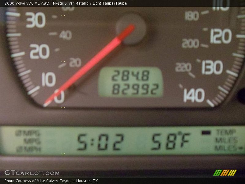 Mystic Silver Metallic / Light Taupe/Taupe 2000 Volvo V70 XC AWD