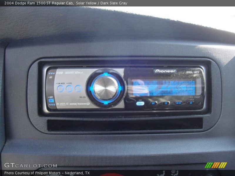 Solar Yellow / Dark Slate Gray 2004 Dodge Ram 1500 ST Regular Cab