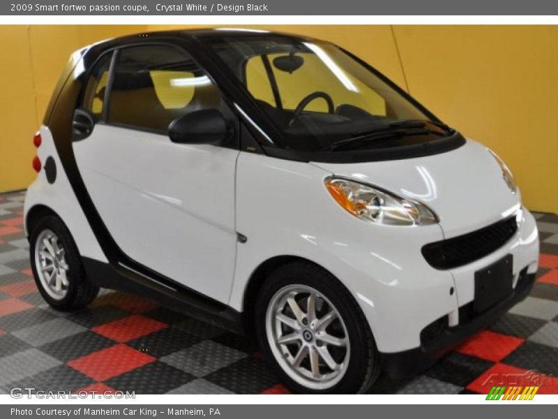 Crystal White / Design Black 2009 Smart fortwo passion coupe