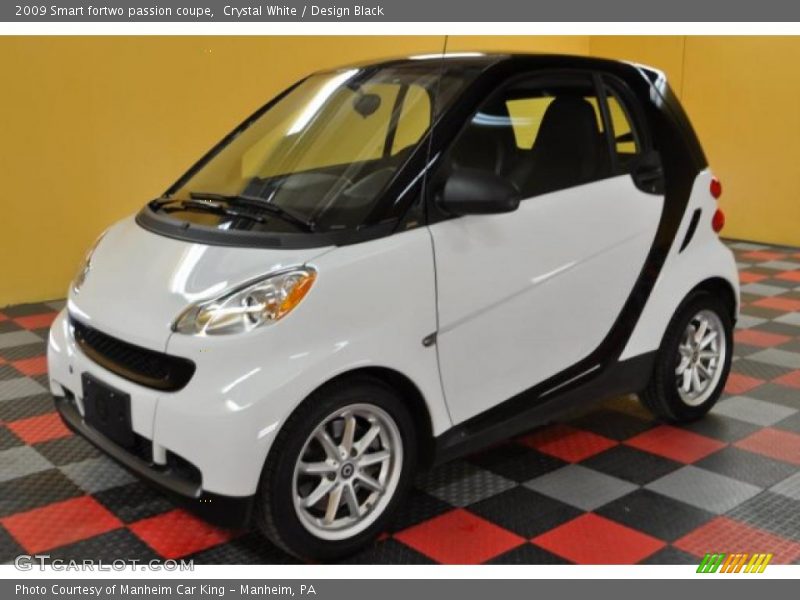 Crystal White / Design Black 2009 Smart fortwo passion coupe