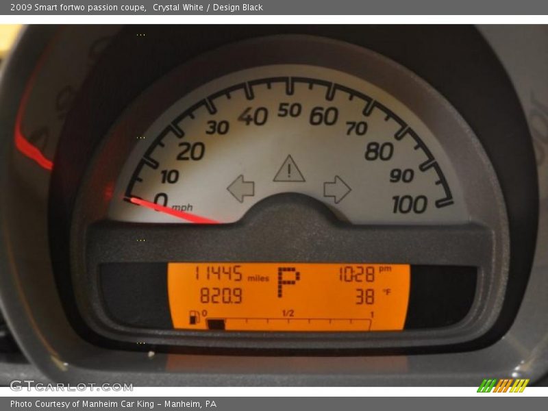 Crystal White / Design Black 2009 Smart fortwo passion coupe