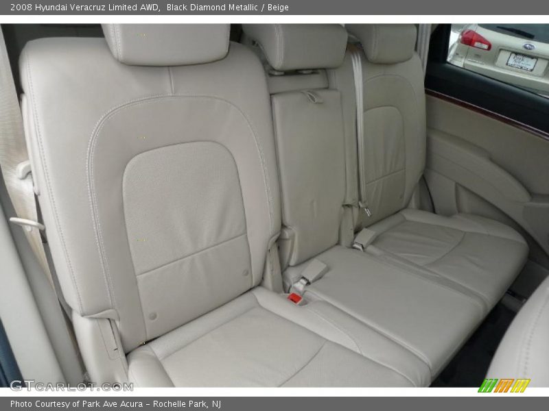 Black Diamond Metallic / Beige 2008 Hyundai Veracruz Limited AWD