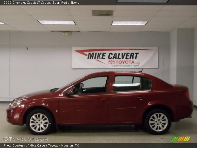 Sport Red / Ebony 2009 Chevrolet Cobalt LT Sedan