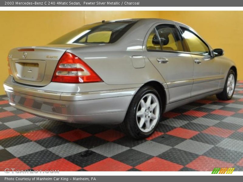 Pewter Silver Metallic / Charcoal 2003 Mercedes-Benz C 240 4Matic Sedan