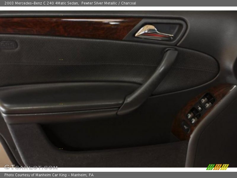 Pewter Silver Metallic / Charcoal 2003 Mercedes-Benz C 240 4Matic Sedan