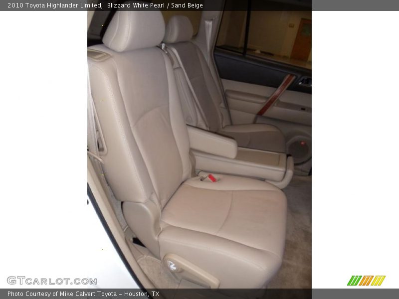 Blizzard White Pearl / Sand Beige 2010 Toyota Highlander Limited