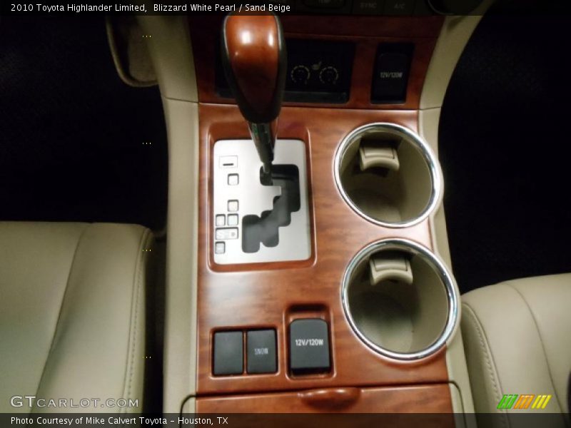 Blizzard White Pearl / Sand Beige 2010 Toyota Highlander Limited