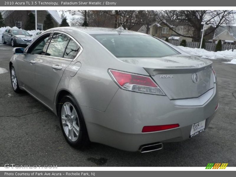 Palladium Silver Metallic / Ebony 2010 Acura TL 3.5 Technology