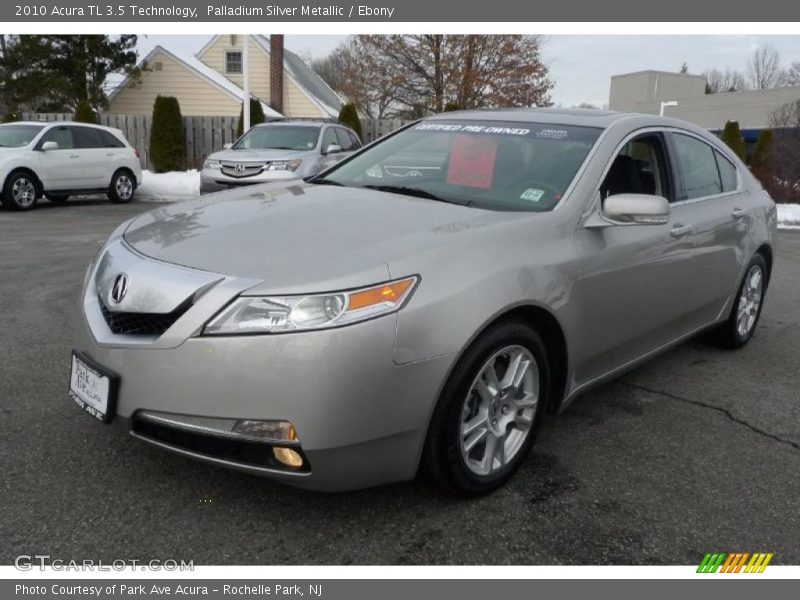Palladium Silver Metallic / Ebony 2010 Acura TL 3.5 Technology