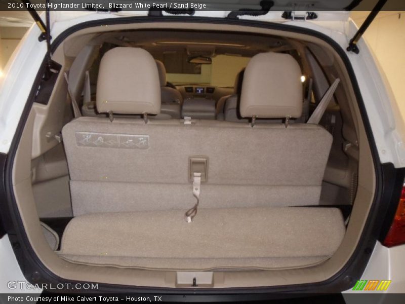 Blizzard White Pearl / Sand Beige 2010 Toyota Highlander Limited