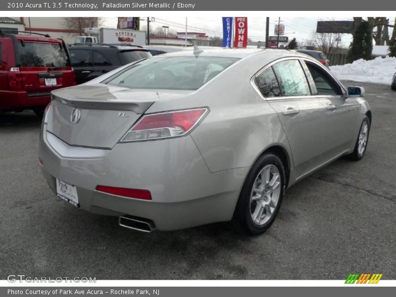 Palladium Silver Metallic / Ebony 2010 Acura TL 3.5 Technology