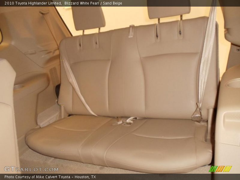 Blizzard White Pearl / Sand Beige 2010 Toyota Highlander Limited