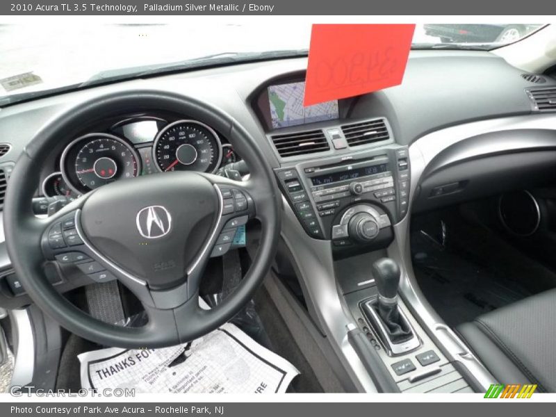 Palladium Silver Metallic / Ebony 2010 Acura TL 3.5 Technology