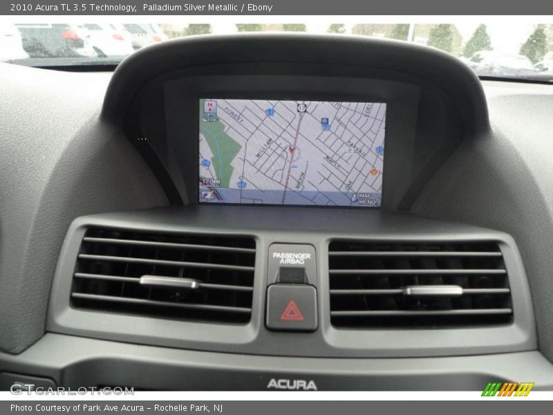 Palladium Silver Metallic / Ebony 2010 Acura TL 3.5 Technology