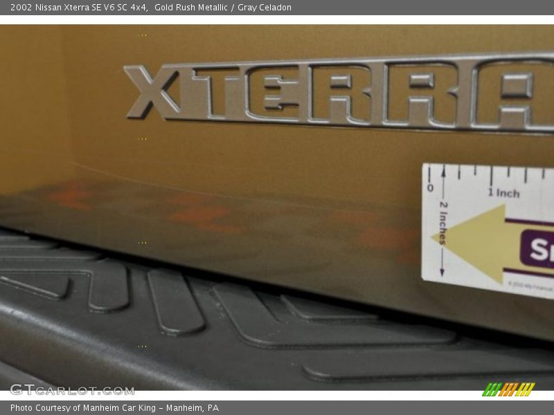 Gold Rush Metallic / Gray Celadon 2002 Nissan Xterra SE V6 SC 4x4