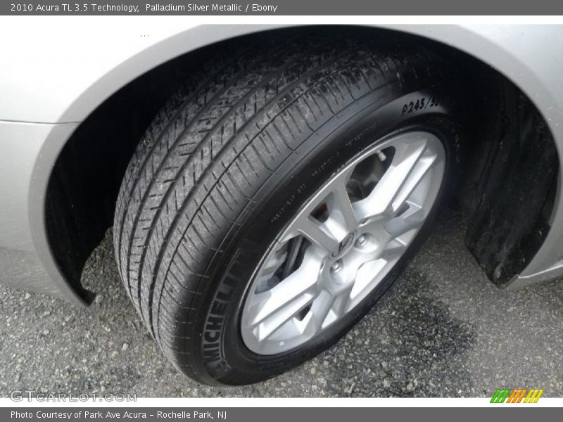 Palladium Silver Metallic / Ebony 2010 Acura TL 3.5 Technology